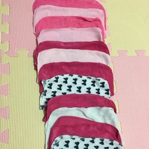Washcloths and mittens bundle 24pcs